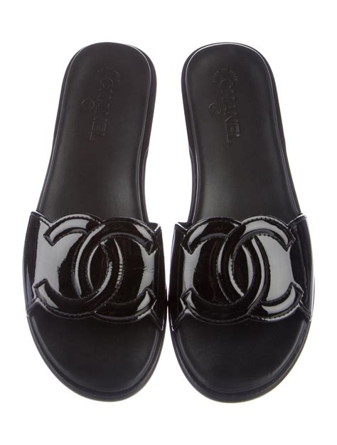 chanel see through slides|Chanel Sandals On Sale .